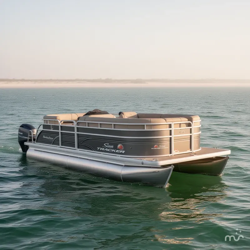 Slide: The Image of Sun Tracker Party Barge 20 DLX 2024 - 0