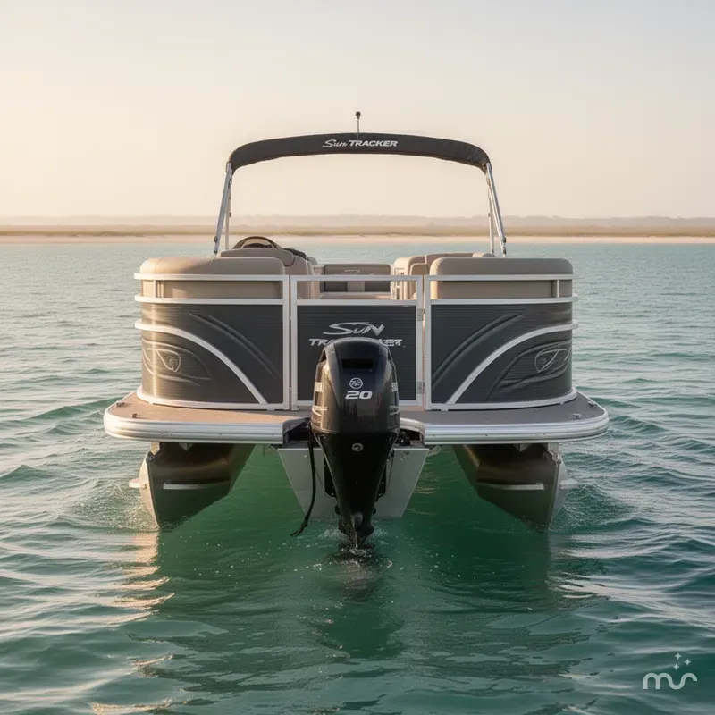Slide: The Image of Sun Tracker Party Barge 20 DLX 2024 - 1