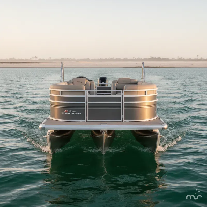 Slide: The Image of Sun Tracker Party Barge 20 DLX 2024 - 2
