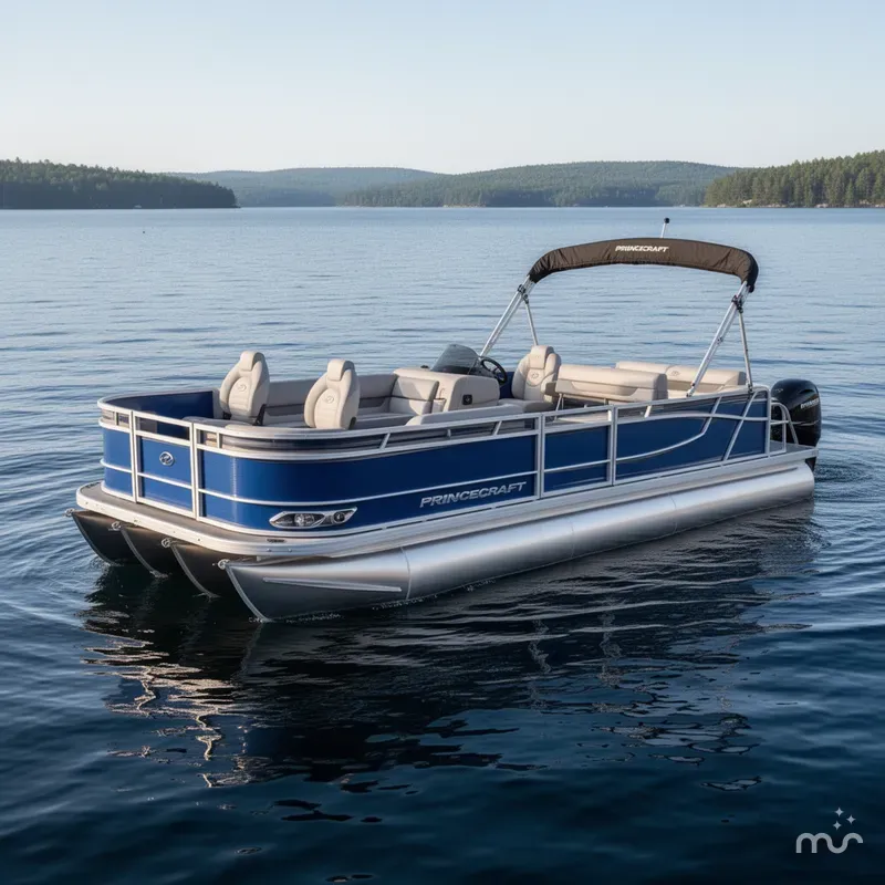 Slide: The Image of Princecraft 23 Sportfisher 2-S RL Swingback/Fish Pontoon & Mer 2024 - 2