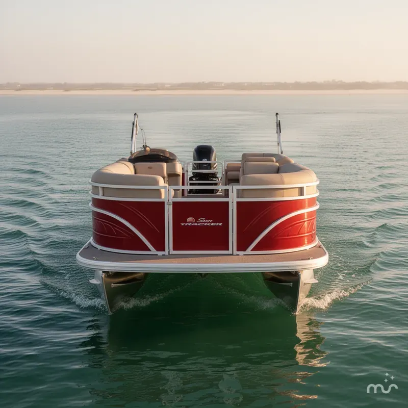 Slide: The Image of Sun Tracker Party Barge 20 DLX 2024 - 2