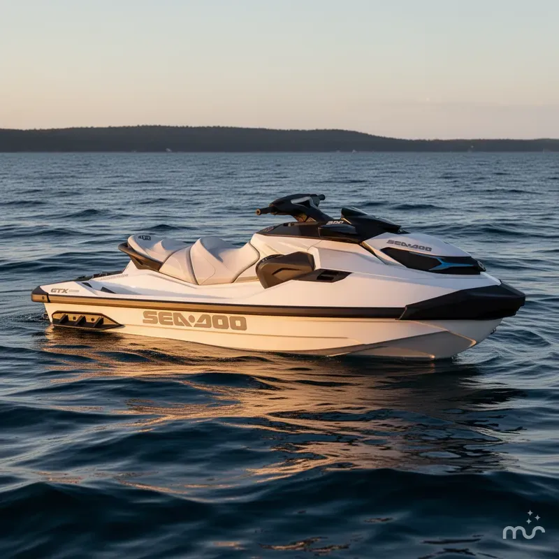 Slide: The Image of Sea-Doo GTX Limited 300 White Pearl Premium 2024 - 2