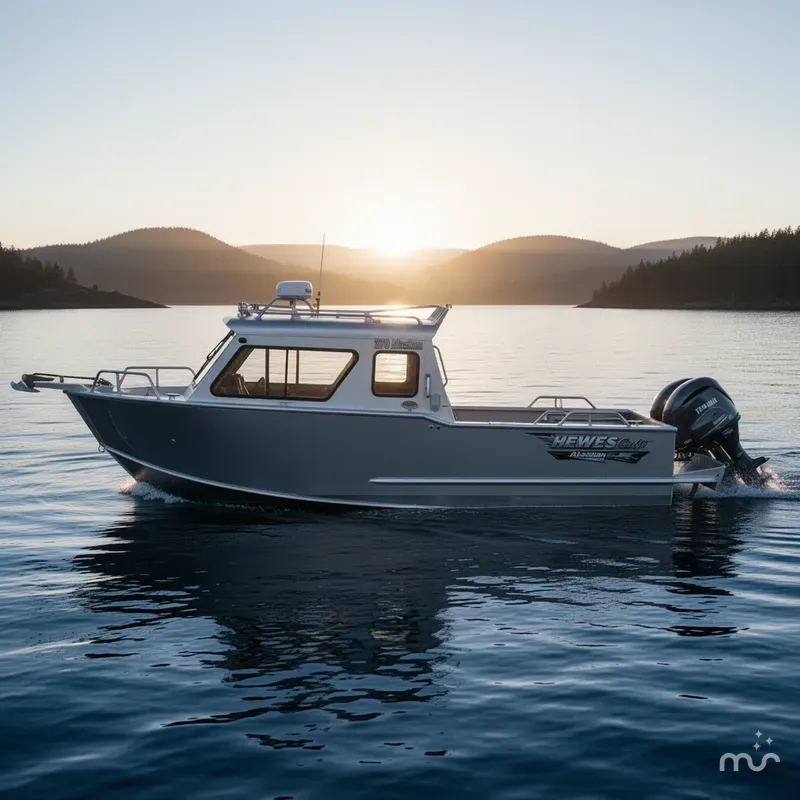 Slide: The Image of Hewescraft 270 Alaskan 2026 - 2