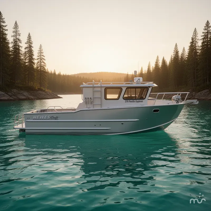 Slide: The Image of Hewescraft 270 Pacific Explorer 2026 - 2