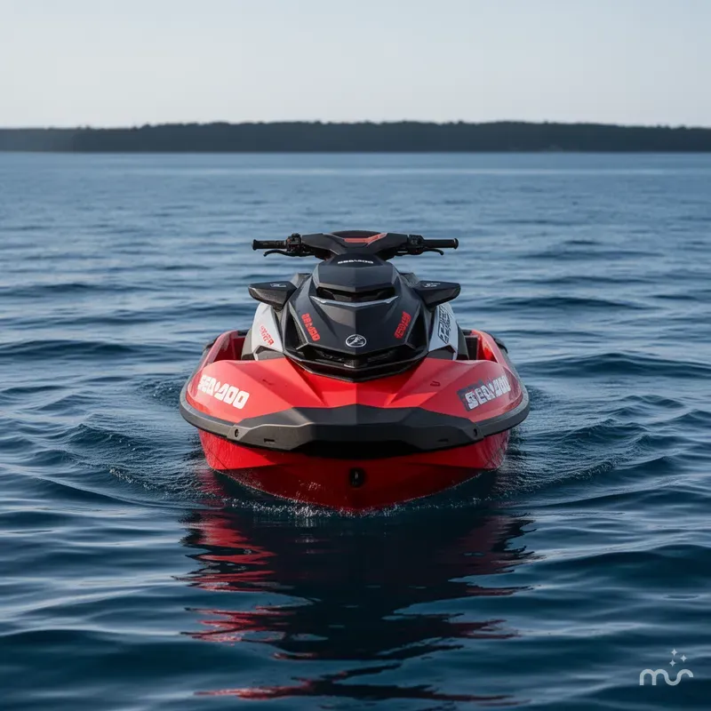 Slide: The Image of Sea-Doo RXP-X 325 iBR Fiery Red Premium Tech, BRP Premiu 2024 - 2