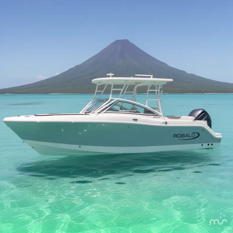 Slide: The Image of Robalo R247 Dual Console 2023 - 2