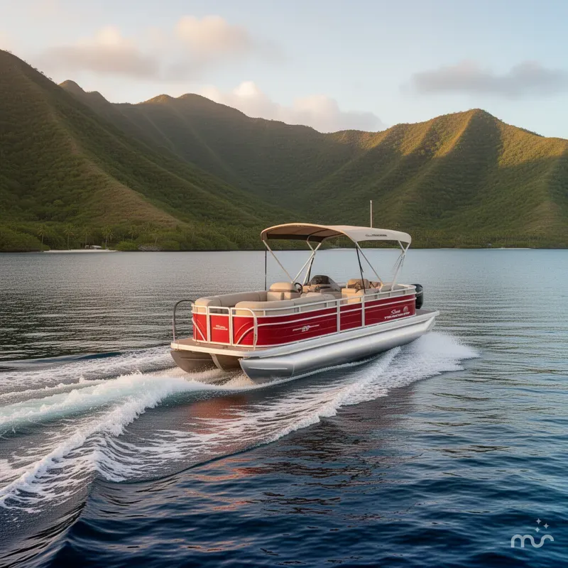 Slide: The Image of Sun Tracker Party Barge 20 DLX 2024 - 4