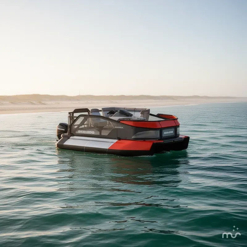 Slide: The Image of Sea-Doo Switch® Compact - 130 hp Galvanized 2024 - 2
