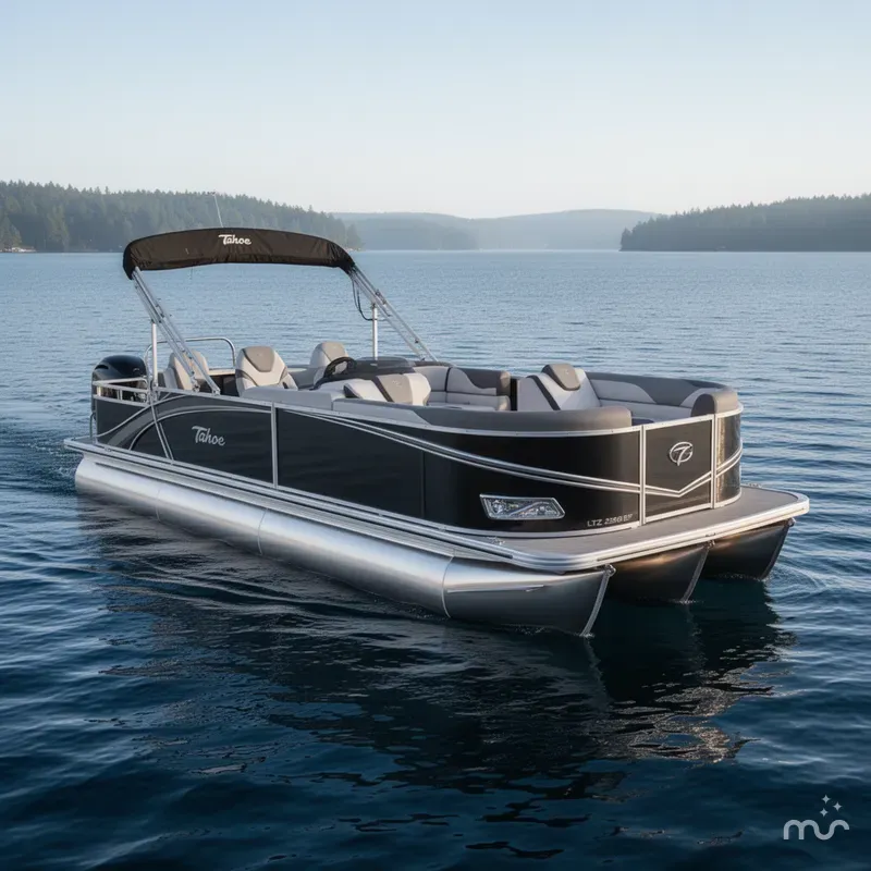Slide: The Image of Tahoe LTZ 2385 Rear Fish Tritoon & 140HP 4-Stroke EFI 2024 - 0