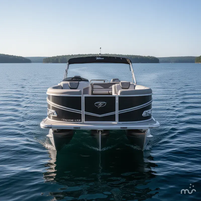 Slide: The Image of Tahoe LTZ 2385 Rear Fish Tritoon & 140HP 4-Stroke EFI 2024 - 1
