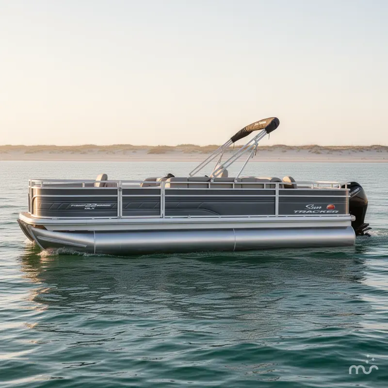 Slide: The Image of Sun Tracker Fishin' Barge 22 DLX 2024 - 0