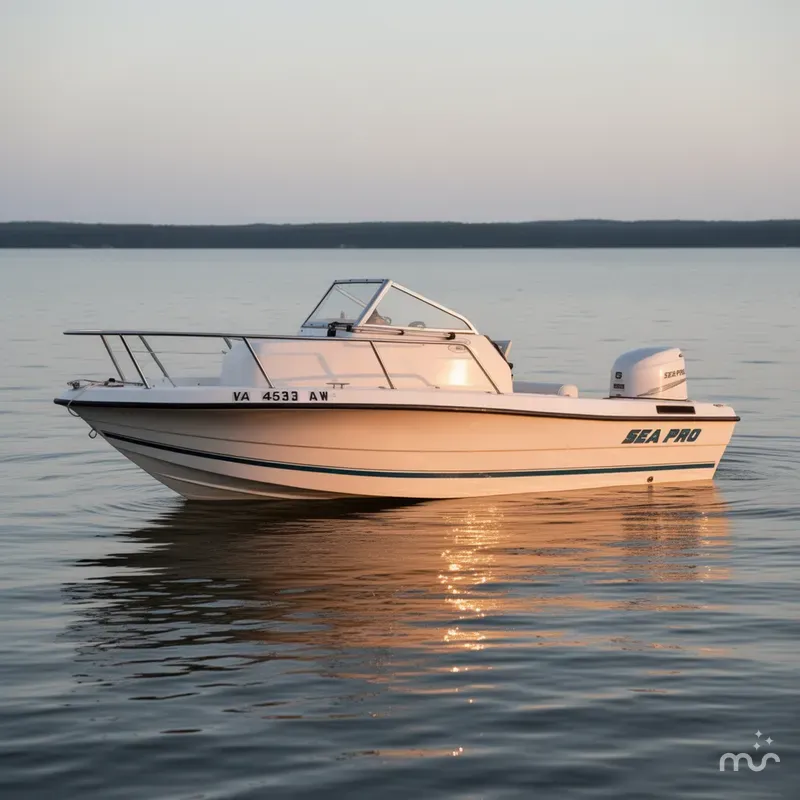 Slide: The Image of Sea Pro 195 Fish & Ski 2000 - 4