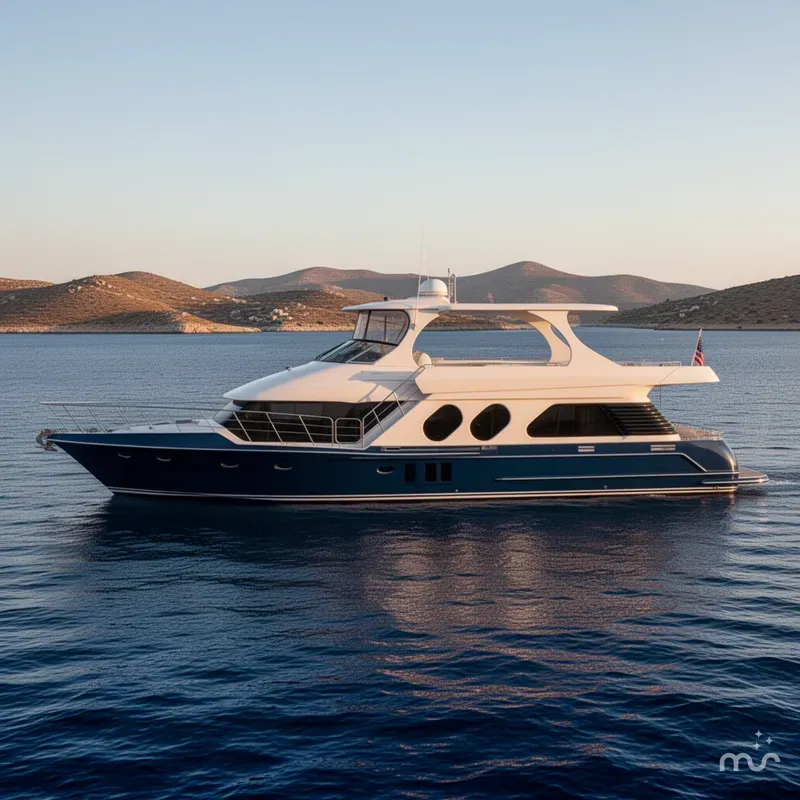 Slide: The Image of Blue Water 5800 Motor Yacht 2000 - 2