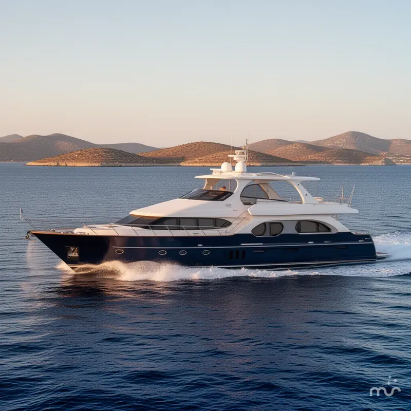 Slide: The Image of Blue Water 5800 Motor Yacht 2000 - 4