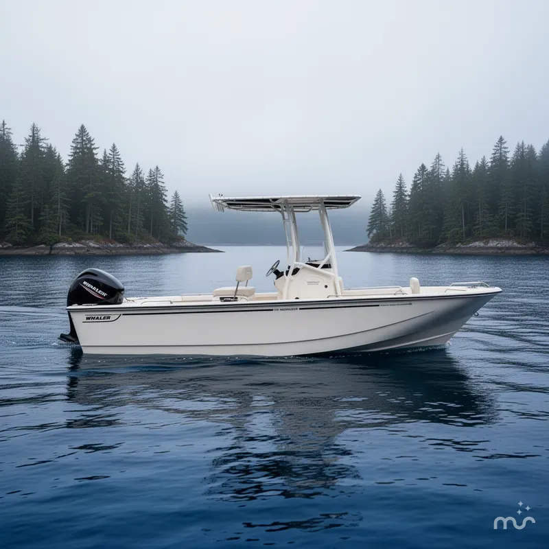 Slide: The Image of Boston Whaler 210 Montauk 2024 - 2