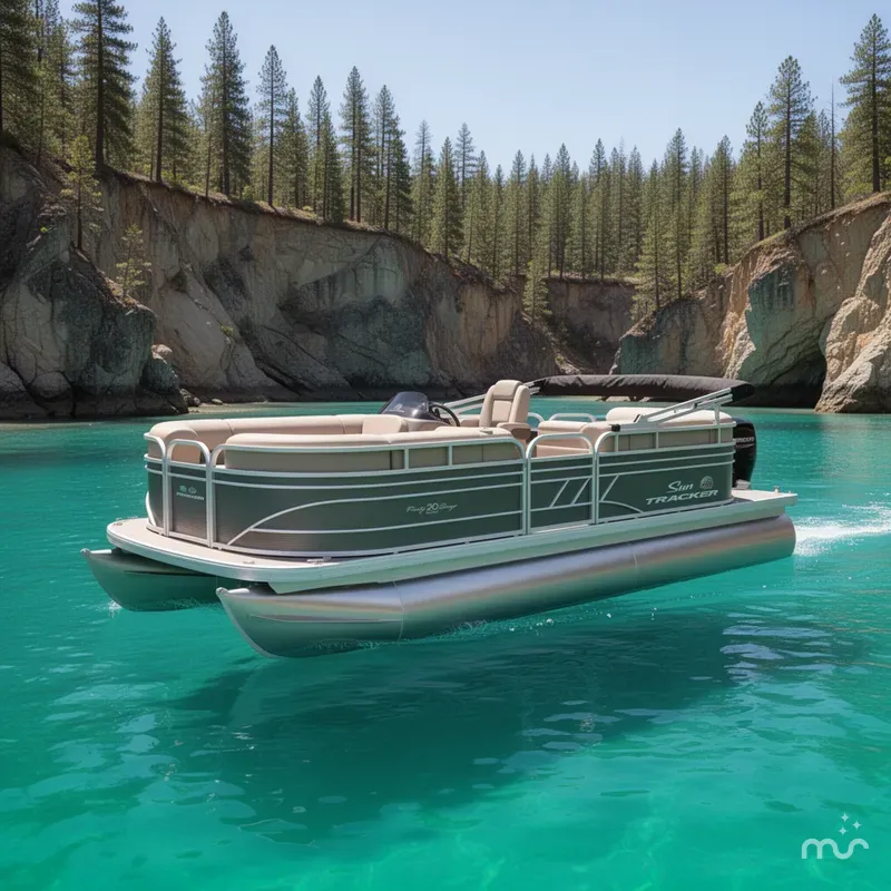 The Image of Sun Tracker Party Barge 20 DLX 2023 - 0