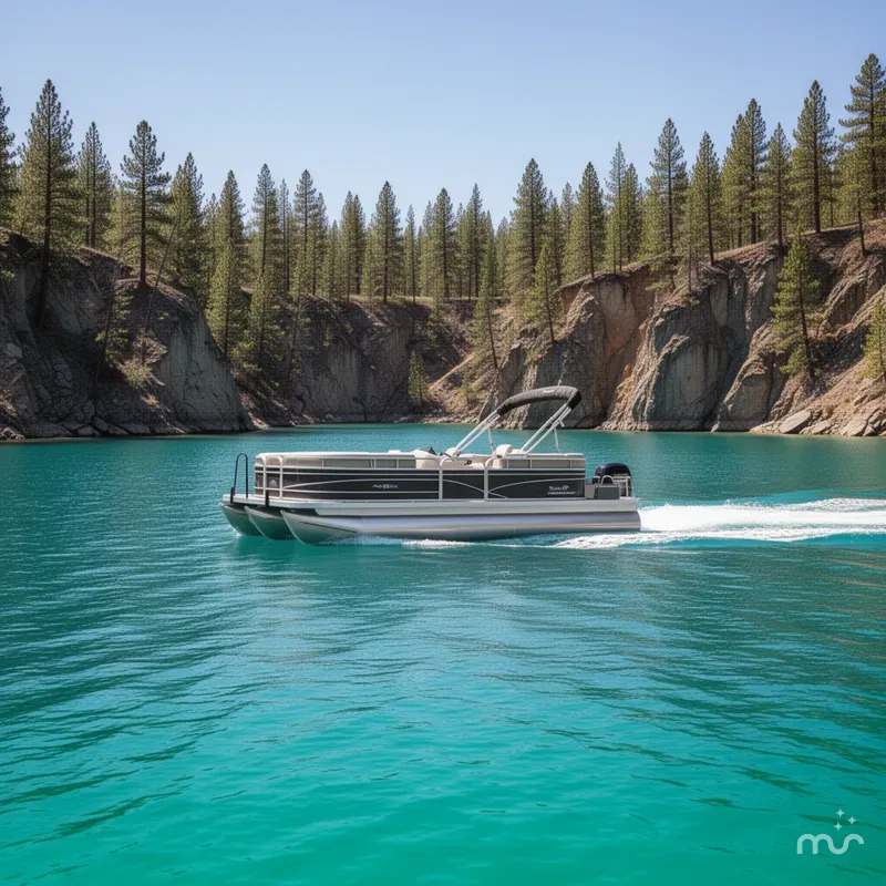 Slide: The Image of Sun Tracker Party Barge 20 DLX 2023 - 4