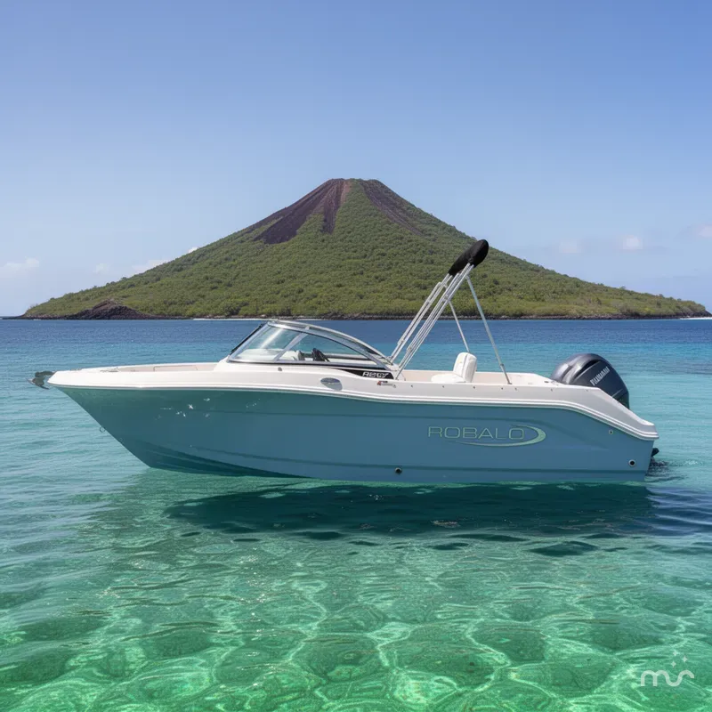 Slide: The Image of Robalo R207 Dual Console 2026 - 2
