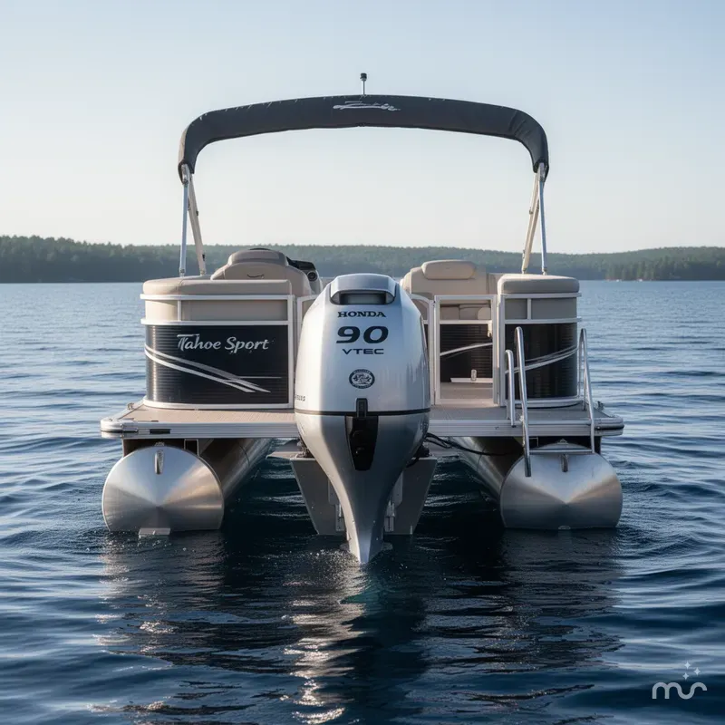 Slide: The Image of Tahoe Sport 2385 Cruise & Honda 90HP 4-Stroke EFI 2024 - 0
