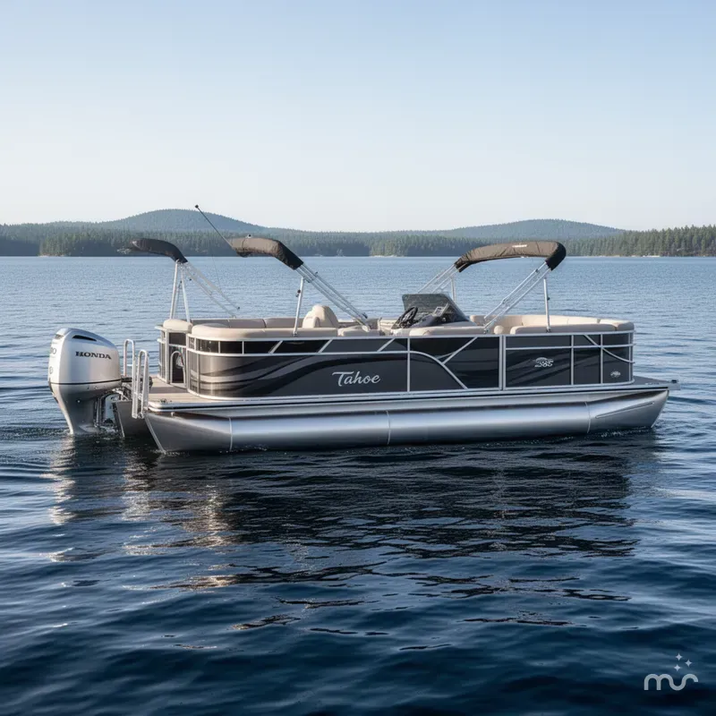Slide: The Image of Tahoe Sport 2385 Cruise & Honda 90HP 4-Stroke EFI 2024 - 2