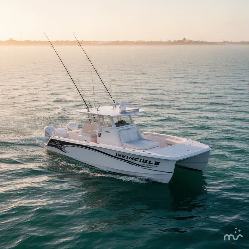 Slide: The Image of Invincible 33 Catamaran 2024 - 0