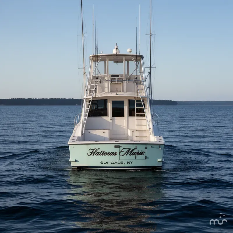 Slide: The Image of Hatteras 37 Sportfisherman 1981 - 3