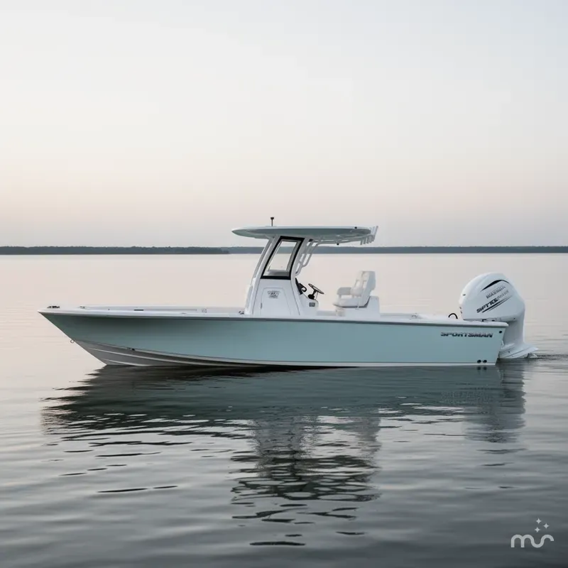 Slide: The Image of Sportsman Masters 267OE Bay Boat 2024 - 1