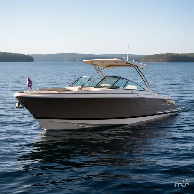 Slide: The Image of Chris-Craft Calypso 28 with Twin 300HP Mercs 2023 - 1