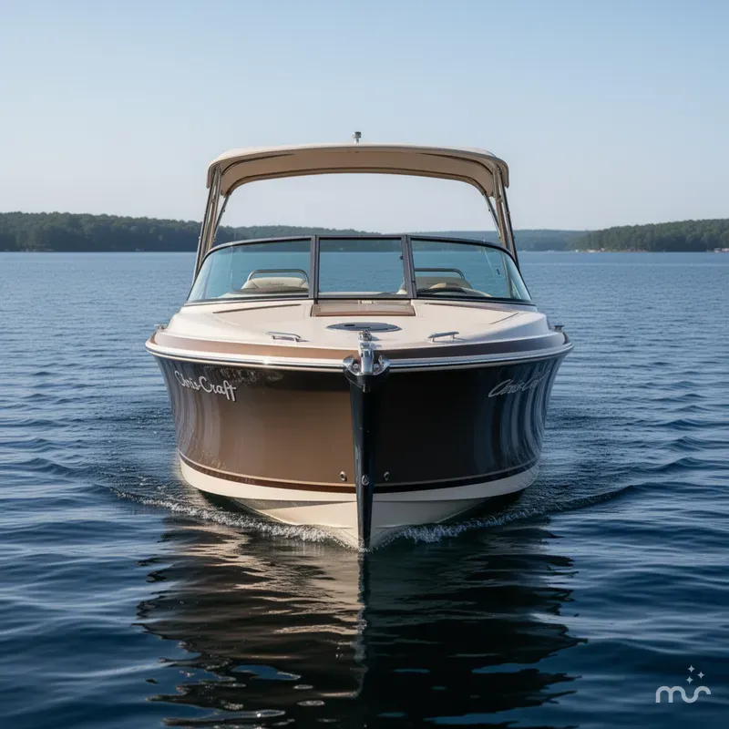 Slide: The Image of Chris-Craft Calypso 28 with Twin 300HP Mercs 2023 - 2