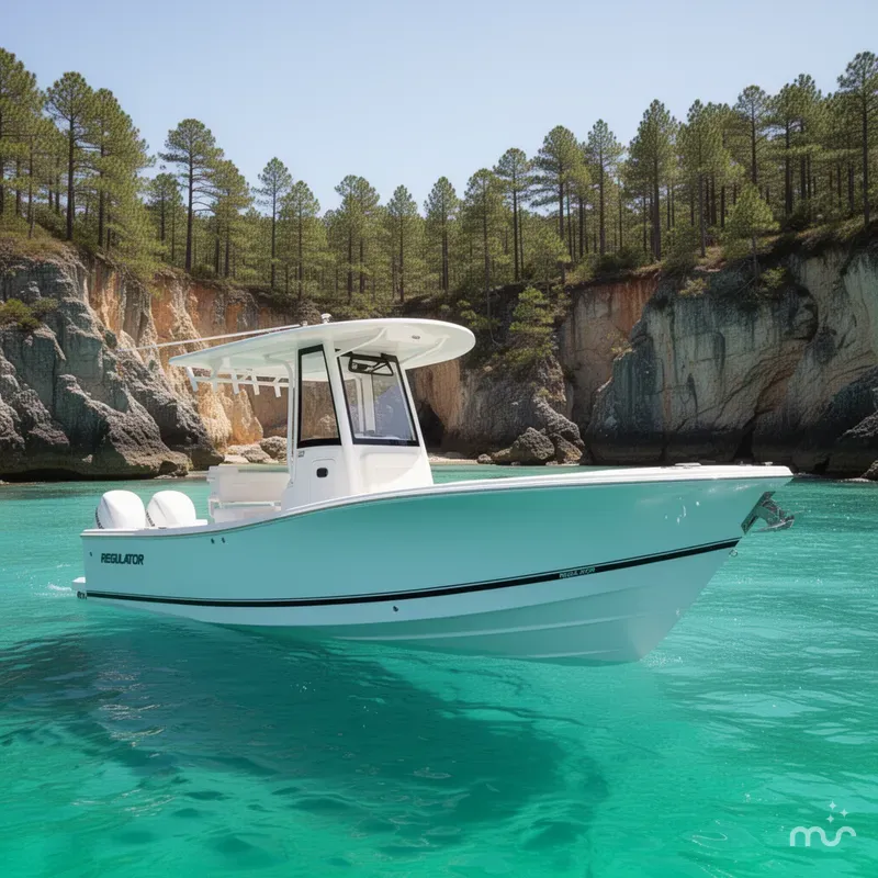 Slide: The Image of Regulator Marine 23 Center Console 2027 - 2