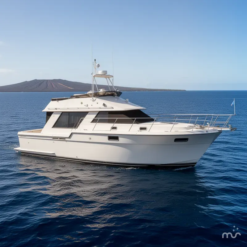 The Image of Carver Yachts 4227 Cockpit Motor Yacht 1986 - 0