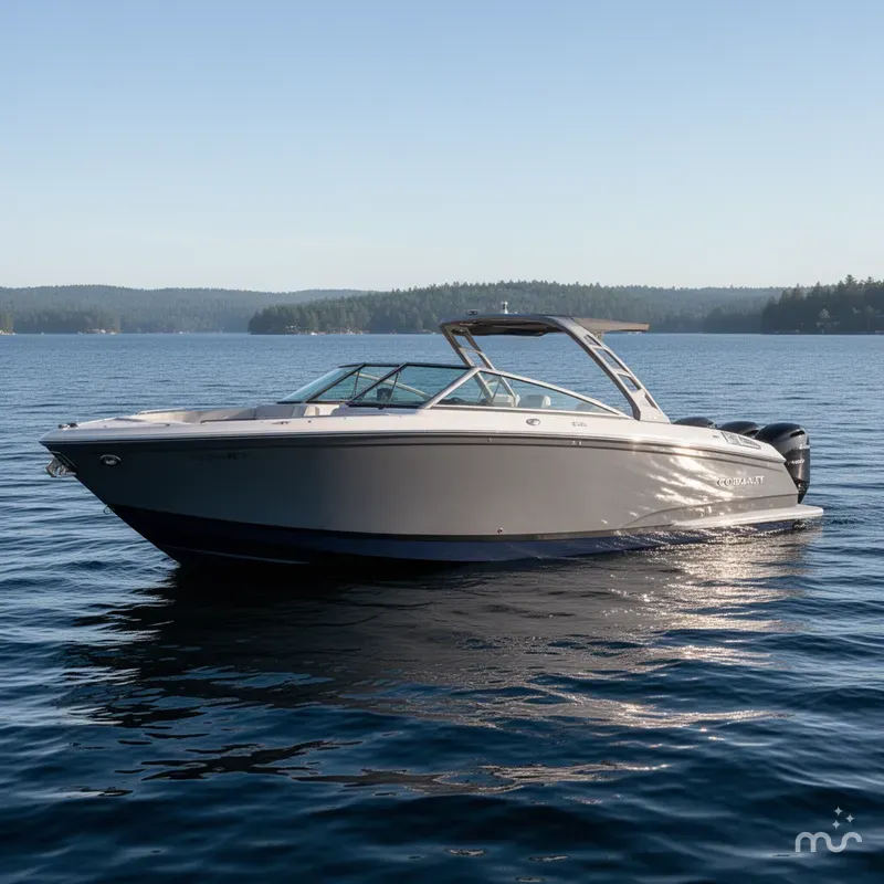 Slide: The Image of Cobalt R33 with Twin 350HP Volvo V8s 2024 - 2