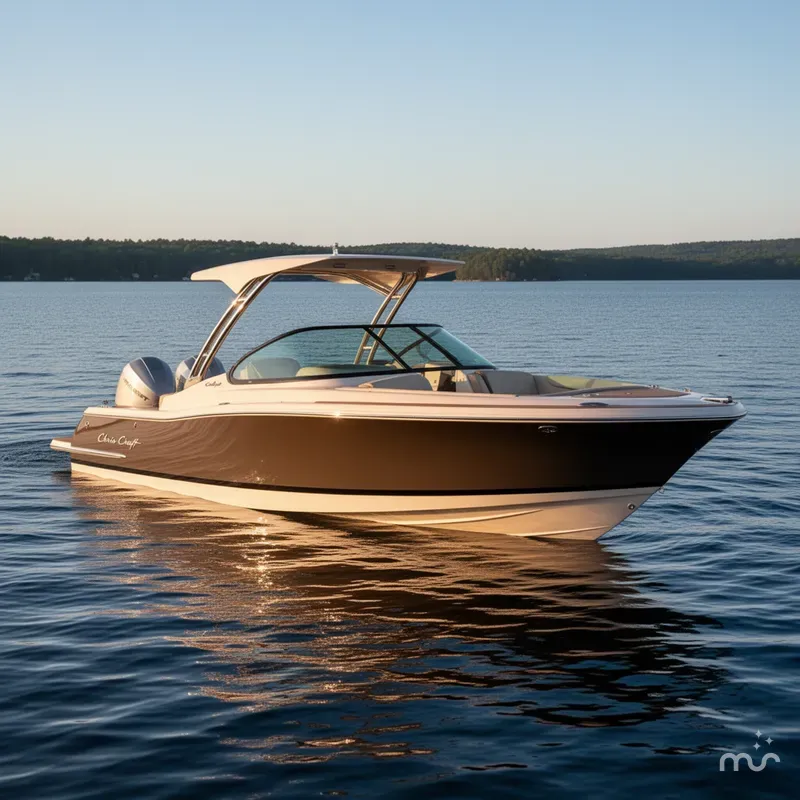 Slide: The Image of Chris-Craft Calypso 28 with Twin 300HP Mercs 2023 - 2