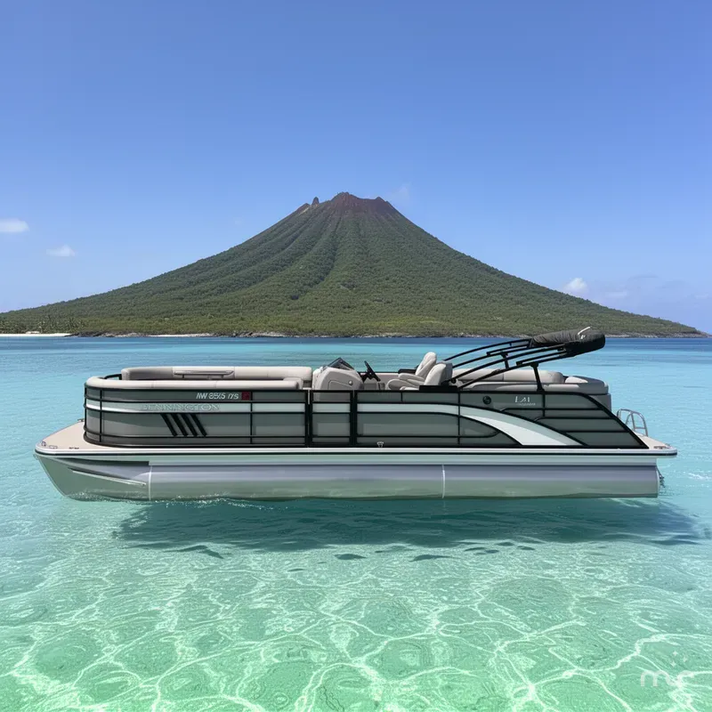 Slide: The Image of Bennington L Quad Bench 25 LFB Tritoon 2022 - 2