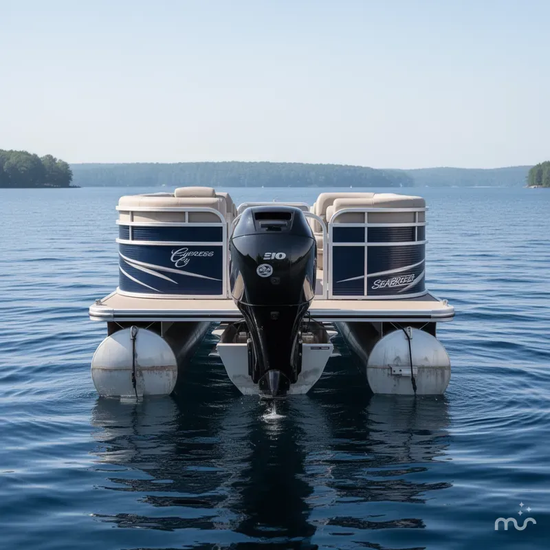 Slide: The Image of Cypress Cay Pontoons SEABREEZE 210 2014 - 2