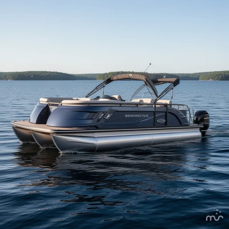 Slide: The Image of Bennington 27 QXSBWA X2 - Swingback - Tritoon 2022 - 0