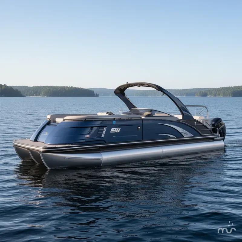 Slide: The Image of Bennington 27 QXSBWA X2 - Swingback - Tritoon 2022 - 1