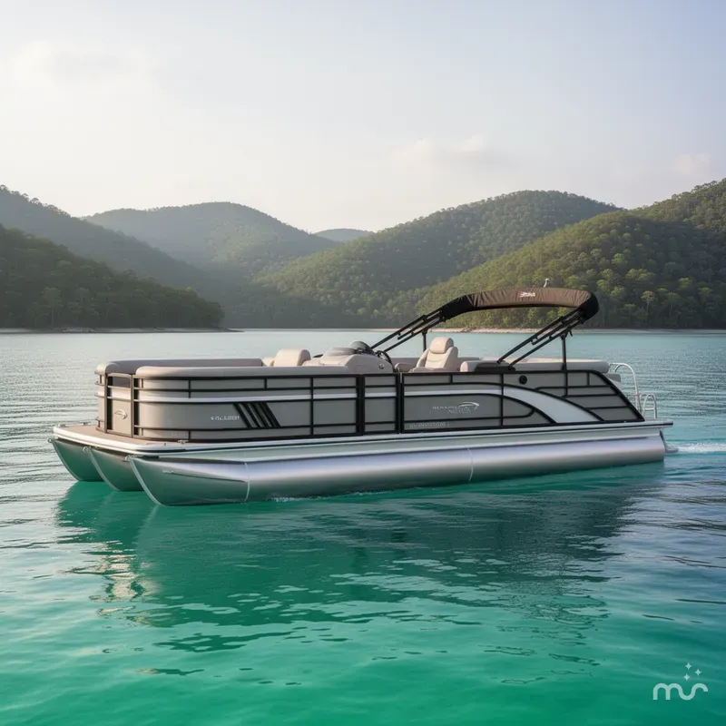 The Image of Bennington L Quad Bench 25 LFB Tritoon 2022 - 0