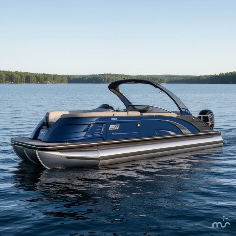 Slide: The Image of Bennington 27 QXSBWA X2 - Swingback - Tritoon 2022 - 1