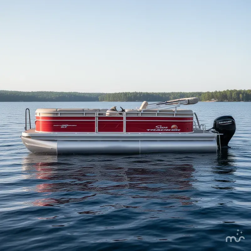 Slide: The Image of Sun Tracker Party Barge 20 DLX 2024 - 1