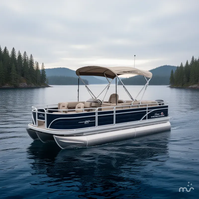 Slide: The Image of Sun Tracker Fishin' Barge 20 DLX 2024 - 4