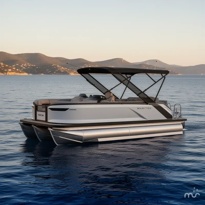 Slide: The Image of Manitou 22' Cruise Switchback Stealth 2024 - 2