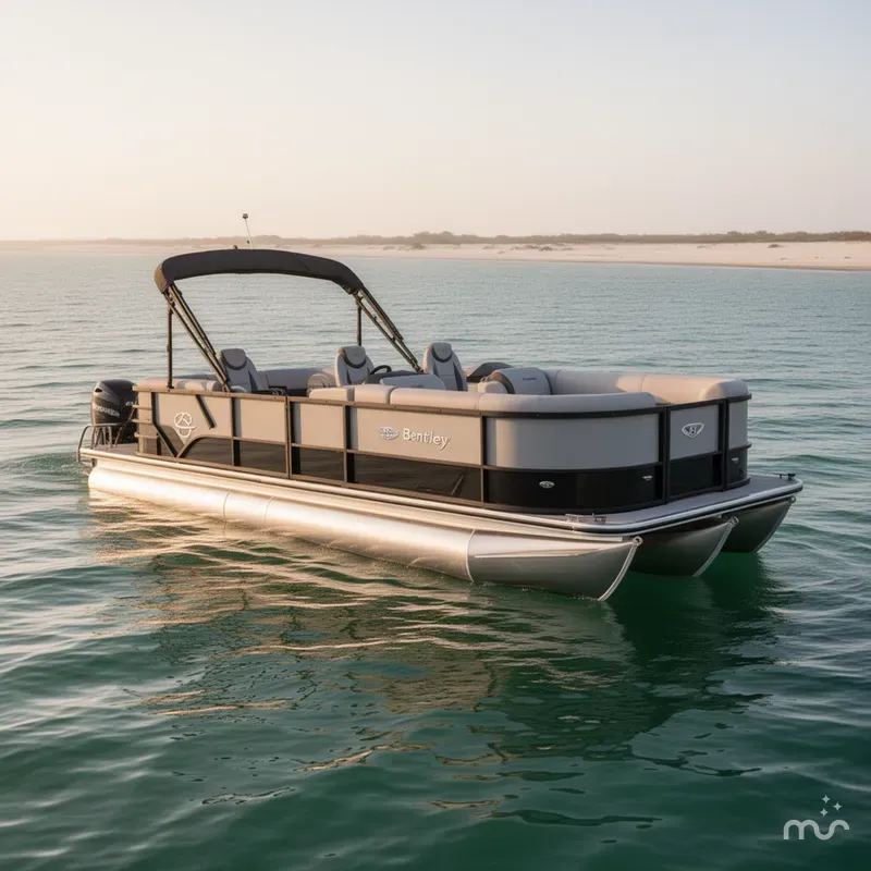 Slide: The Image of Bentley Pontoons Legacy 223 Navigator 2024 - 2