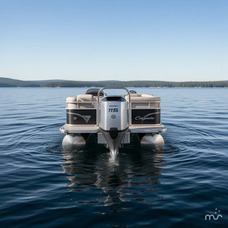 Slide: The Image of Tahoe Cascade 2385 Swingback (VRB) & Honda 115HP 4-Strok 2024 - 1