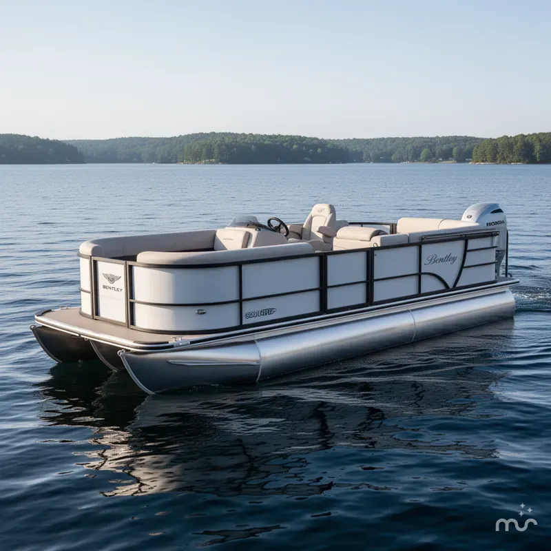 Slide: The Image of Bentley Pontoons 200 LE Cruise & Honda 90HP 4-Stroke EFI 2024 - 0