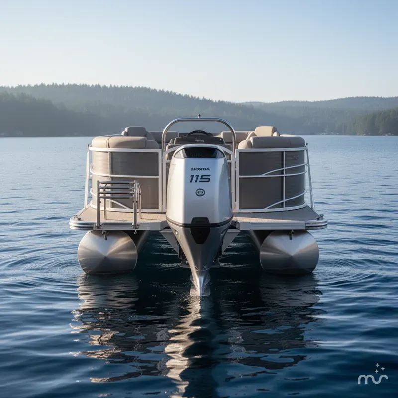 Slide: The Image of Tahoe Cascade 2385 Elite Cruise & Honda 115HP 4-Stroke E 2024 - 1
