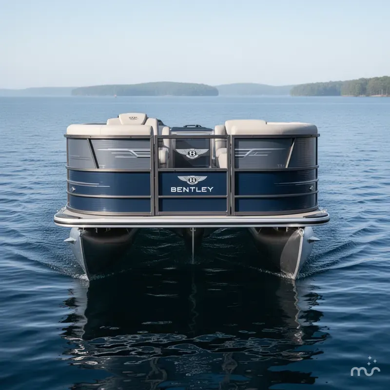 Slide: The Image of Bentley Pontoons LE 200 CW Quad Lounge & Honda 4-Stroke EFI 2024 - 1