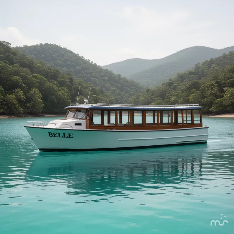 Slide: The Image of Custom Tour Boat and Business 1987 - 4