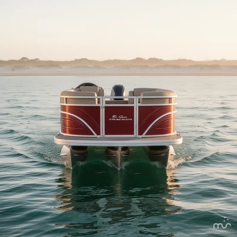 Slide: The Image of Sun Tracker Party Barge 20 DLX 2024 - 1