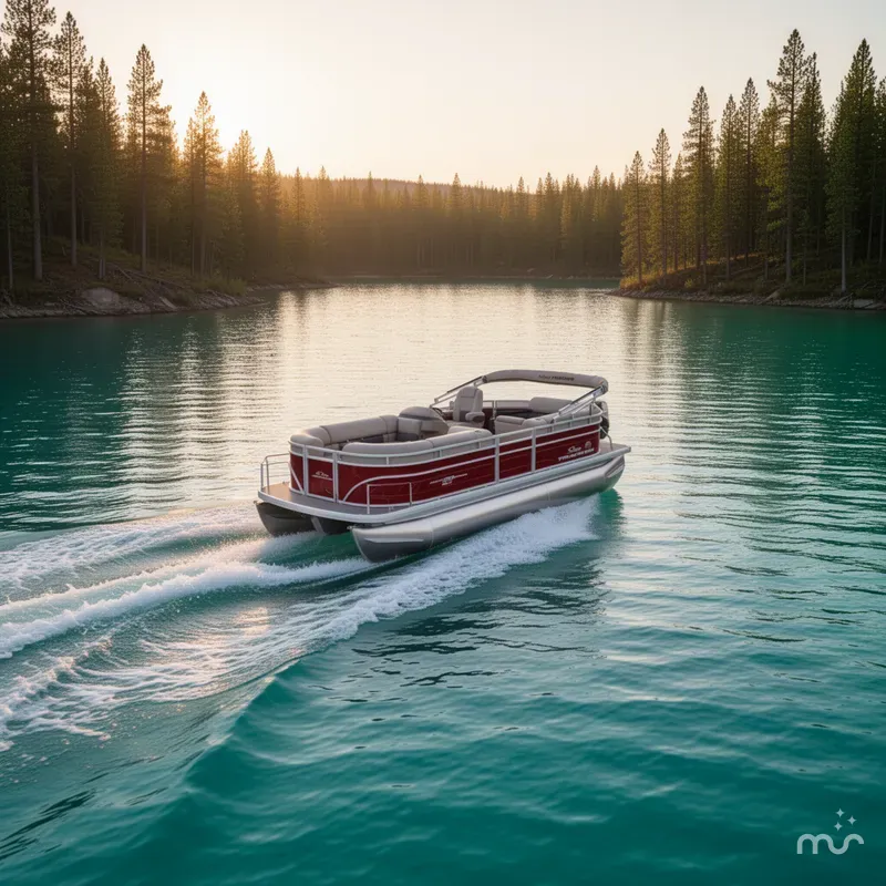 Slide: The Image of Sun Tracker Party Barge 20 DLX 2024 - 4